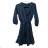 Women's Long Elegant Muslin Long Sleeve Dress (S/M ONE SIZE) ITALIAN FASHION IMWGB232515