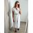 Summer dress short sleeve ladies (uni sl) ITALIAN Fashion IM818063 S/M white