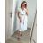 Summer dress short sleeve ladies (uni sl) ITALIAN Fashion IM818063 S/M white