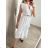 Summer dress short sleeve ladies (uni sl) ITALIAN Fashion IM818063 S/M white