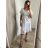 Women's Summer Cotton Short Sleeve Dress (S/M ONE SIZE) ITALIAN FASHION IM722253