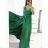 Women's long summer satin strapless dress (S/M ONE SIZE) ITALIAN FASHION IMM22360 white