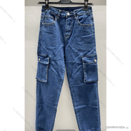 Women's Long Jeans Pants (S/M ONE SIZE) ITALIAN FASHION IMPDY23LMDY0116