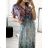 Women's summer icecool dress with sleeve (M/L, XL/2XL) AINUOSI ITALIAN FASHION IMB239922