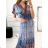 Women's summer icecool dress with sleeve (M/L, XL/2XL) AINUOSI ITALIAN FASHION IMB239922
