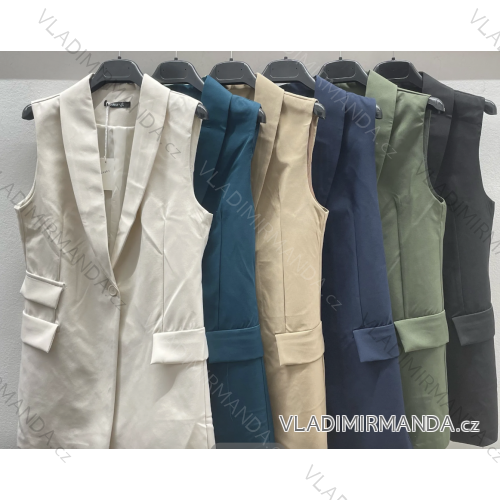 Women's Sleeveless Vest Jacket (S/M ONE SIZE) ITALIAN FASHION IMPDY23MDUE23261