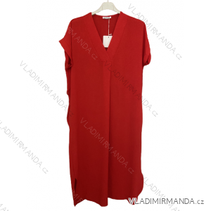 Women's Summer Cotton Short Sleeve Dress (S/M ONE SIZE) ITALIAN FASHION IM722253