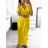 Women's Summer Dress with Belt Short Sleeve (S/M ONE SIZE) ITALIAN FASHION IMPLI245904