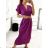 Women's Summer Dress with Belt Short Sleeve (S/M ONE SIZE) ITALIAN FASHION IMPLI245904