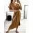 Women's Summer Dress with Belt Short Sleeve (S/M ONE SIZE) ITALIAN FASHION IMPLI245904