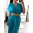 Women's Summer Dress with Belt Short Sleeve (S/M ONE SIZE) ITALIAN FASHION IMPLI245904