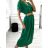 Women's Summer Dress with Belt Short Sleeve (S/M ONE SIZE) ITALIAN FASHION IMPLI245904