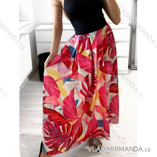 Women's long satin skirt (S/M ONE SIZE) ITALIAN FASHION IMM23M22197