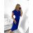 Women's Elegant Short Sleeve Dress (S/M ONE SIZE) ITALIAN FASHION IM923010