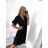 Women's Elegant Glitter Long Sleeve Dress (S/M/L/XL ONE SIZE) ITALIAN FASHIONIMBM230501