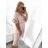 Women's Elegant Glitter Long Sleeve Dress (S/M/L/XL ONE SIZE) ITALIAN FASHIONIMBM230501