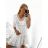 Women's Elegant Glitter Long Sleeve Dress (S/M/L/XL ONE SIZE) ITALIAN FASHION IMBM22010