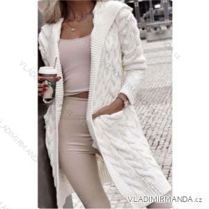 Women's Long Sleeve Knitted Cardigan (S/M ONE SIZE) ITALIAN FASHION IMWD232741