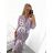 Sleeveless summer dress for women (uni sm) ITALIAN FASHION IMD20550 S/M purple