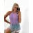 Šaty košilové dlouhý rukáv dámské (S/M ONE SIZE) ITALSKÁ MÓDA IMWB22192 S/M purple
