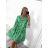 Women's Spanish Summer Long Sleeve Dress (S/M/L/XL ONE SIZE) INDIAN FASHION IMPEM23CA890A