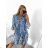 Women's Spanish Summer Long Sleeve Dress (S/M/L/XL ONE SIZE) INDIAN FASHION IMPEM23CA890A