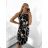 Women's Sleeveless Summer Dress (L/XL ONE SIZE) ITALIAN FASHION IMPEM23C4192