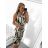 Women's Sleeveless Summer Dress (L/XL ONE SIZE) ITALIAN FASHION IMPEM23C4192