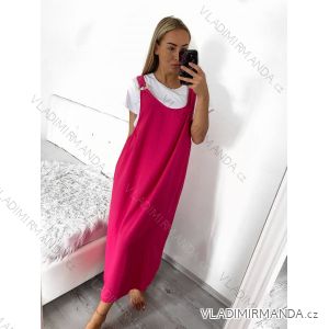 Women's long strapless summer dress with T-shirt (S/M ONE SIZE) ITALIAN FASHION IM423400