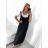 Women's long strapless summer dress with T-shirt (S/M ONE SIZE) ITALIAN FASHION IM423400