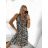Women's Short Summer Icecool Sleeveless Dress (S / M ONE SIZE) ITALIAN FASHION IMM21694