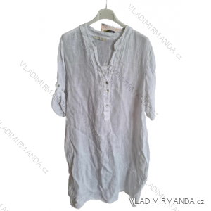 Summer shirt dress 3/4 long sleeve women (uni xl / 2xl) ITALIAN FASHION IM821016