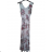 Women's long sleeveless summer dress (S / M ONE SIZE) ITALIAN FASHION IMD21551 S/M white