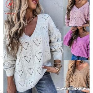 Women's Long Sleeve Sweater (S/M ONE SIZE) ITALIAN FASHION IMWB232777