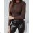 Women's Long Sleeve Sweater (S/M ONE SIZE) ITALIAN FASHION IMWAD232792