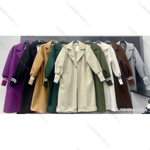 Women's Long Sleeve Fluff Lined Coat (S/M ONE SIZE) ITALIAN FASHION IMWC232795