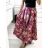 Women's long satin skirt (S/M ONE SIZE) ITALIAN FASHION IMM23M22197 S/M fuchsia