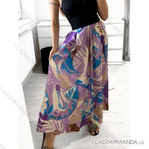Women's long satin skirt (S/M ONE SIZE) ITALIAN FASHION IMM23M22197