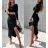 Women's Knitted Sweater Dress Set (S/M ONE SIZE) ITALIAN FASHION IMWE223972