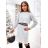 Women's Knitted Sweater Dress Set (S/M ONE SIZE) ITALIAN FASHION IMWE223972