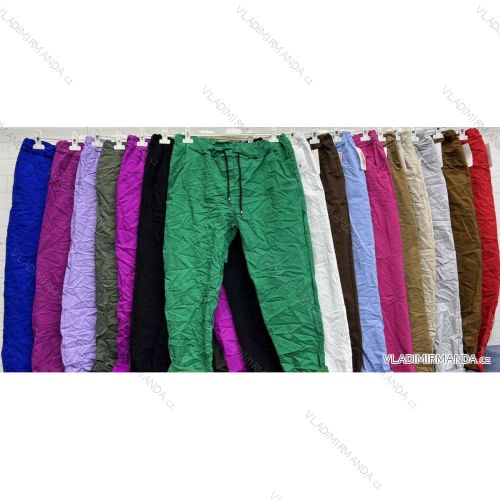 Women's long summer pants (S / M ONE SIZE) ITALIAN FASHION IMWG222474
