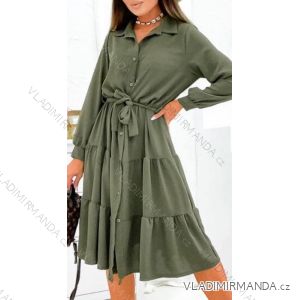 Women's Long Shirt Long Sleeve Dress (S/M ONE SIZE) ITALIAN FASHION IMWGB232895