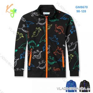 Zip-up long-sleeve children's girls' sweatshirt (98-128) KUGO FM8780/D