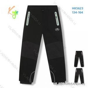Softshell pants insulated with fleece children's girls and boys(104-134) KUGO HK1803-2