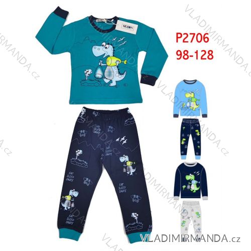 Pajamas long sleeve children's girls (98-128) SEASON SEZ22PZ-2601