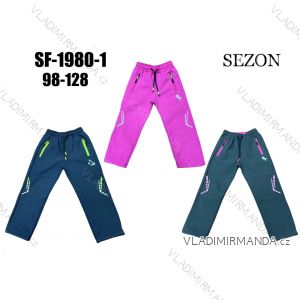 Warm softshell pants children's girls and boys (134-164) SEZON SEZ21SF-1930