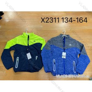 Junior boys' zip-up sweatshirt (134-164) SEASON SEZ22L-3371