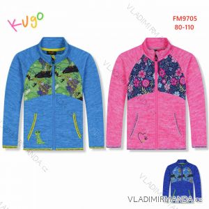 Spring-loaded waistcoat children's and boys' cotton lining (98-128) KUGO B1208A