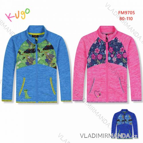 Spring-loaded waistcoat children's and boys' cotton lining (98-128) KUGO B1208A