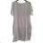 Šaty košilové oversize krátký rukáv dámské nadrozměr (XL/2XL ONE SIZE) ITALSKá MODA IM723005 XL/2XL white